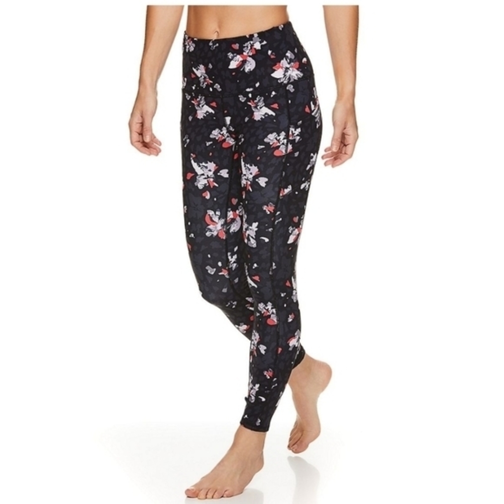 NWT Gaiam Women's Om High Rise Printed Leggings Size XS